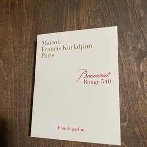 Mason Francis Kurkdjian Baccarat
Rouge 540